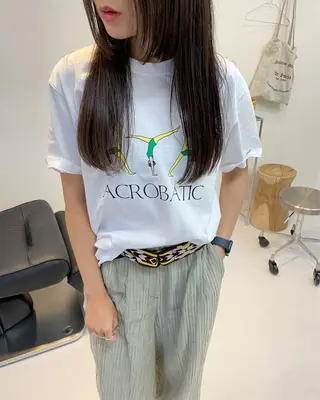 ロング カラー iet.所属・ウルフ/ボブ/耳ツボ ジュエリー◎ricoのヘアスタイル