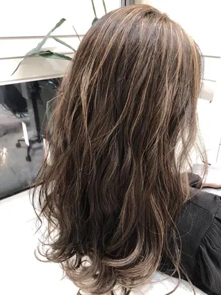 ロング カラー 縮毛矯正/髪質改善/ ブリーチ/東陽町✨のヘアスタイル