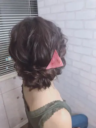 セミロング カラー パーマ ヘアアレンジ メンズ キッズ ネイル マツエク・マツパ premier modelsのヘアスタイル