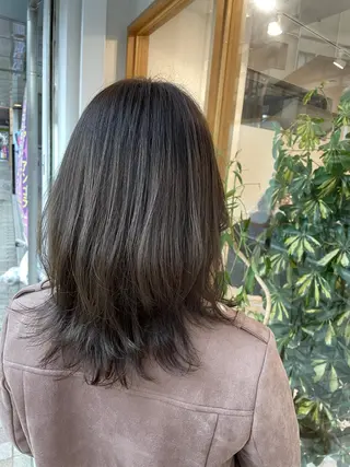 ミディアム カラー SHIAN橋本店 おぐちまほのヘアスタイル