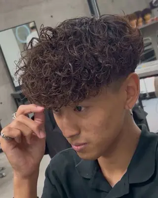 ミディアム メンズ era本店所属・笹尾 陸/era本店 メンズ短髪系美容師のヘアスタイル