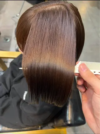 ショート 髪質改善／天神今泉 ソエジマリオのヘアスタイル