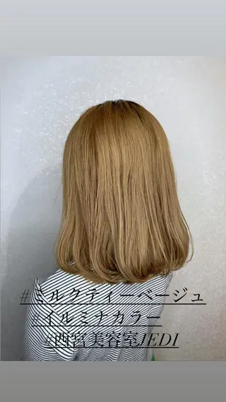 ミディアム カラー 🔔支持率NO.1 🔔廣岡慶太のヘアスタイル
