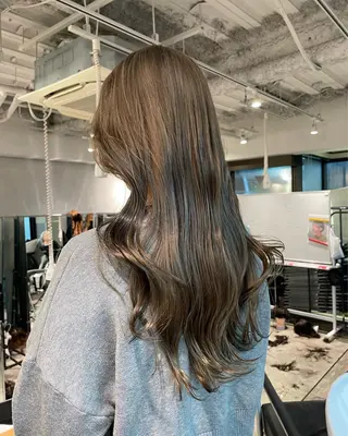 ロング カラー ALBUM銀座‪‪ RURUKA‪‪❤︎のヘアスタイル