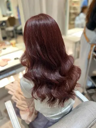 ロング カラー CreBiA -Rukiya-のヘアスタイル