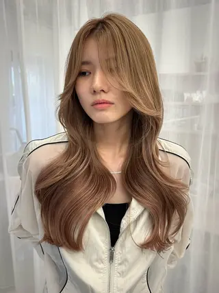 ロング ハピネス所属・川本 真鈴のヘアスタイル