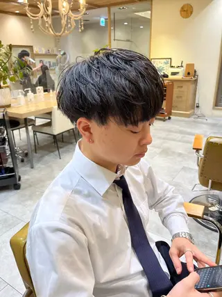 ショート メンズ CANAAN hair salon 表参道店所属・🌿‬ナチュラルヘア /パーマ/蒼真🍃のヘアスタイル