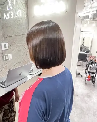 ショート D.I.E.V.A hair  錦糸町店所属・✨小顔レイヤー/ 艶カラー/清野龍平のヘアスタイル