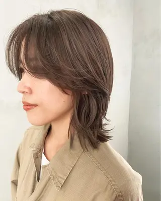 ミディアム 佐々木 健太郎のヘアスタイル