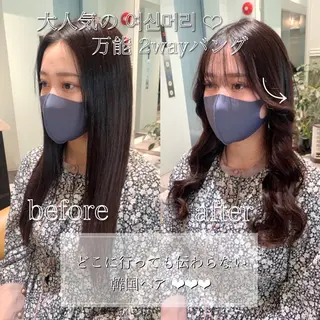 ロング カラー 韓国ヘア特化型美容師 カワノマイ🇰🇷のヘアスタイル