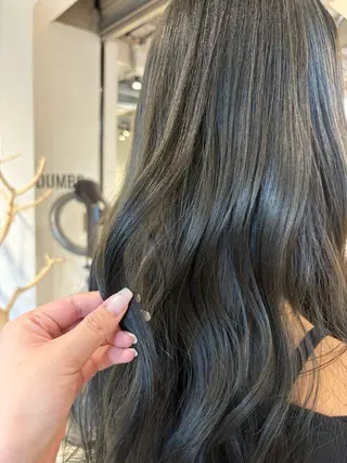 ロング カラー ユウナ🎀暖色/オリ ーブカラー/レイヤーのヘアスタイル