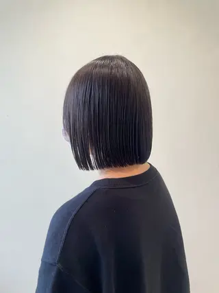 ショート ボブ/インナーカラー /眉毛/Miyuのヘアスタイル