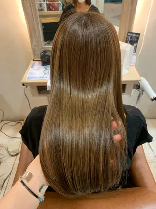 ロング カラー 森 早希絵のヘアスタイル