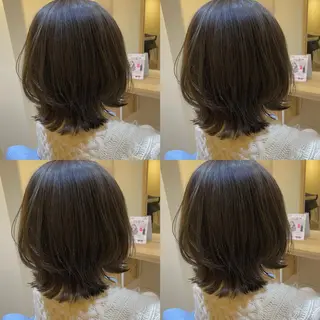 ミディアム カラー hair＆relax　salon アトレ所属・金島 青のヘアスタイル