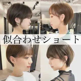 ショート カラー HACCH （ハッチ）所属・丁寧なブリーチ& ・レイヤーショートのヘアスタイル
