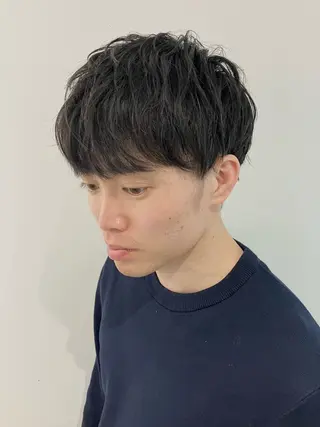 ミディアム カラー パーマ ヘアアレンジ メンズ キッズ grand story/colulu渋谷2号店所属・【店長】miura 🤍coluluのヘアスタイル