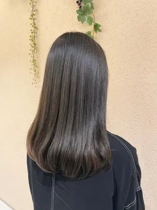 セミロング カラー シャドールーツ美容師 篠原康太のヘアスタイル