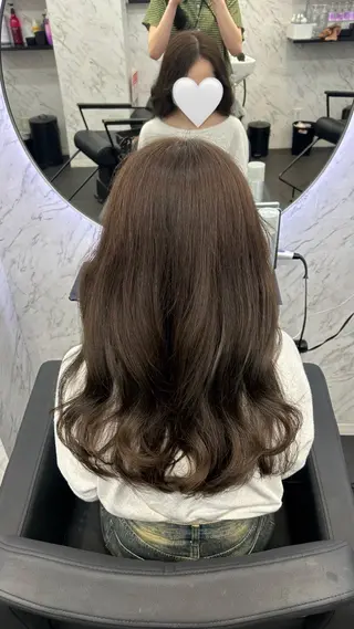 ロング カラー 韓国艶カラー 🇰🇷💎MIUのヘアスタイル