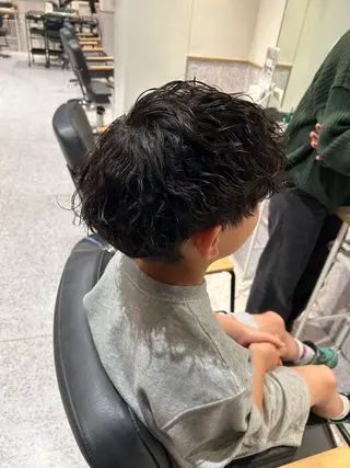 パーマ メンズ ♡ハイトーン★ ネイル/しの♡のヘアスタイル