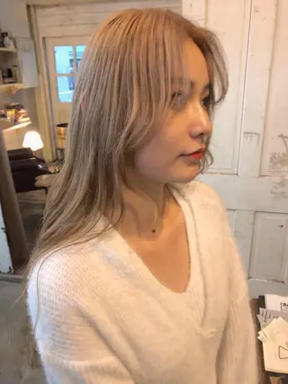 ロング メンズ特化美容師 ハスイルイのヘアスタイル