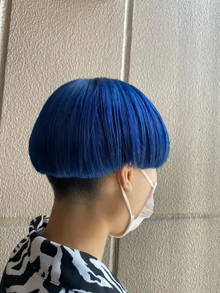 ショート カラー 銀座⚜️【脱白髪染め 美髪矯正】トグチのヘアスタイル