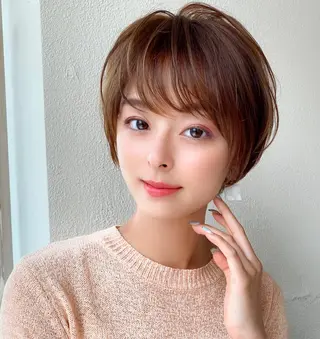 ショート カラー パーマ ヘアアレンジ キッズ ネイル マツエク・マツパ ショートの神✨AFL OAT 井上康平のヘアスタイル
