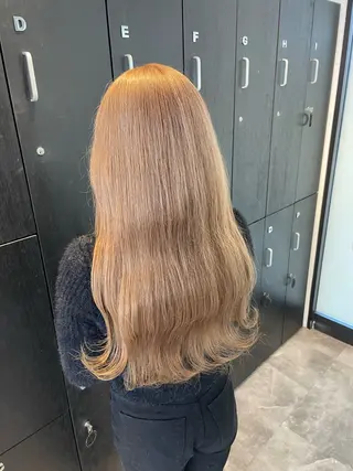 ロング 🧋ミルクティーカラ ー🧋特化小林拓登のヘアスタイル