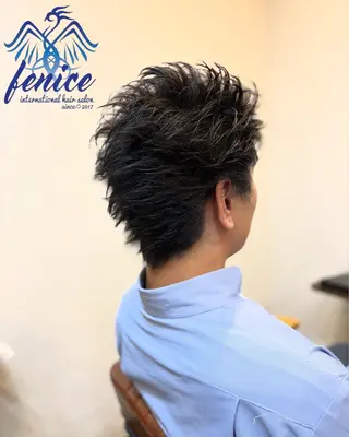 ショート メンズ ✨縮毛矯正メニュー 追加 中山大輔✨のヘアスタイル