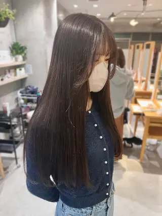 ロング オタク美容師🛍/ 酸性ストレート/艶髪のヘアスタイル