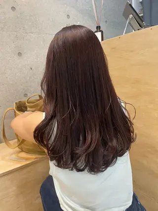 ロング カラー 【arc】Ruri コテ巻き風パーマのヘアスタイル