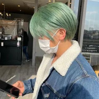 カラー メンズ 田中   麗彩也のヘアスタイル