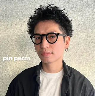 パーマ メンズ 猪原 海斗メンズパーマのヘアスタイル