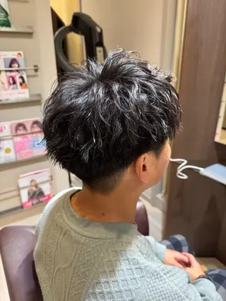 ショート パーマ メンズ Beeline所属・🫧メンズ特化🫧 瀧口翔太のヘアスタイル