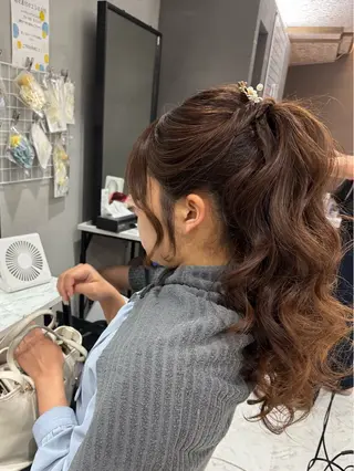 ロング ヘアセット miyuのヘアスタイル