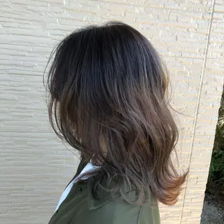 セミロング カラー 4-rest garden （フォーレストガーデン）所属・金井 直樹のヘアスタイル