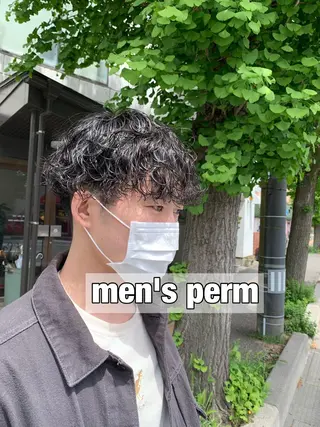 パーマ メンズ 宮嶋 勇輔のヘアスタイル