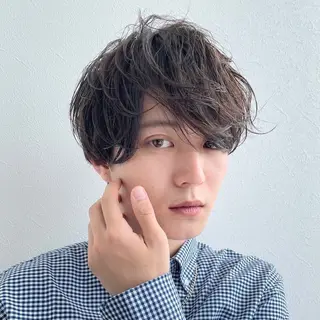 メンズ ヘアアレンジ/透明感 カラー/AKARIのヘアスタイル