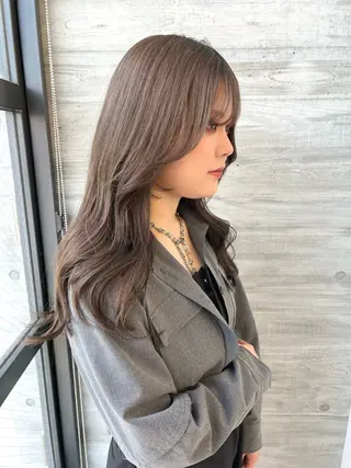 ロング ParveMix 佐々木梨紗🤍のヘアスタイル