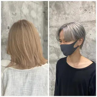 ミディアム カラー ヘアアレンジ ［似合わせヘア］ ✂︎OGURO✂︎のヘアスタイル