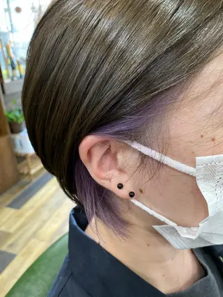 カラー 小山 悦宏のヘアスタイル