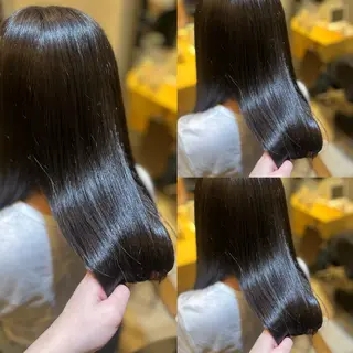 セミロング カラー ラフィスヘアードープ所属・👑髪質改善wカラー /ハイトーン/アユカのヘアスタイル