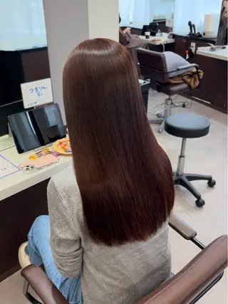 ロング カラー 韓国×髪質改善カラー 💎hinaのヘアスタイル