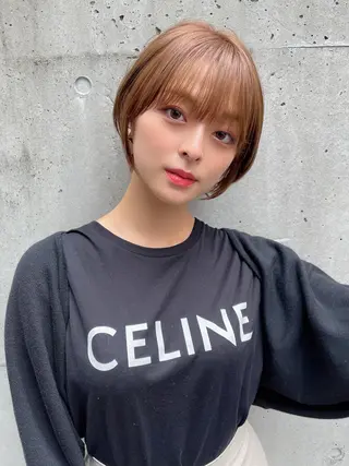 ショート カラー mee.urawa所属・似合わせショート×透 明感/やじまたかしのヘアスタイル