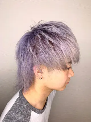 セミロング カラー メンズ パーマ美容師 /小泉賢徒のヘアスタイル