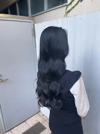 ロング カラー 泉 堅也のヘアスタイル