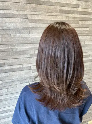 ミディアム 【髪質改善】 夏目結以のヘアスタイル