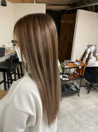 ミディアム カラー ✂️大門 巧✂️ LAFF難波店のヘアスタイル