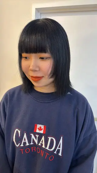 カラー yuzuha/韓国風 / 透明感カラー🎀のヘアスタイル