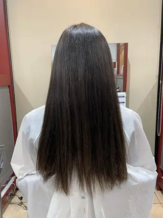 ロング 福田 秀好のヘアスタイル