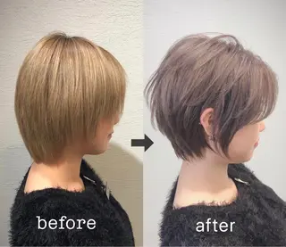 ショート カラー パーマ ヘアアレンジ キッズ ネイル マツエク・マツパ ショートの神✨AFL OAT 井上康平のヘアスタイル